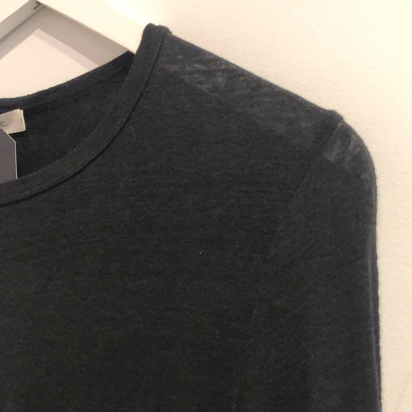 A.L.C. Reef Black Cut-Out Long Sleeve T-Shirt - Picture 3 of 10